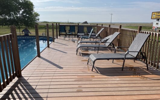 Badlands Hotel & Campground Pool Deck